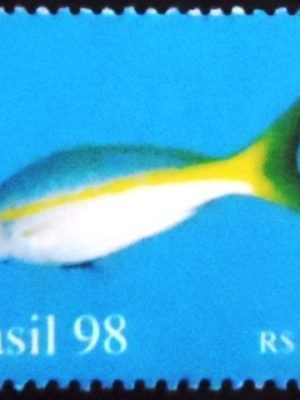Selo postal do Brasil de 1998 Wrasse M
