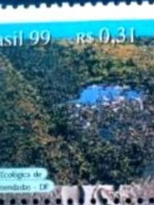 Selo postal do Brasil de 1999 Estação Ecológica M
