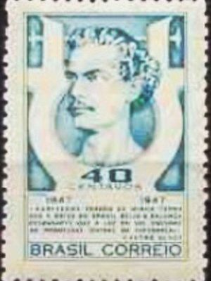 Selo postal Comemorativo do Brasil de 1947 - C 227 M