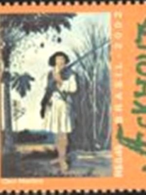 Selo postal do Brasil de 2002 Mulato M
