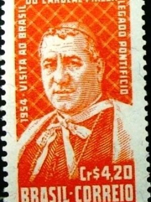 Selo postal Comemorativo do Brasil de 1954 - C 344 M