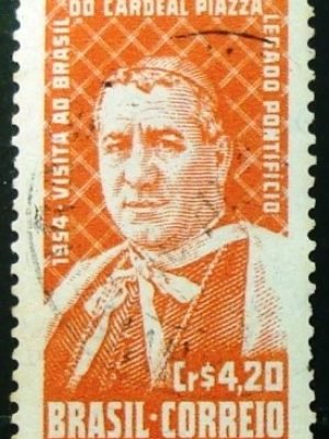 Selo postal Comemorativo do Brasil de 1954 U