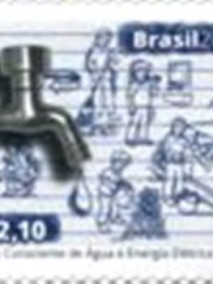 Selo postal do Brasil de 2016 Água N