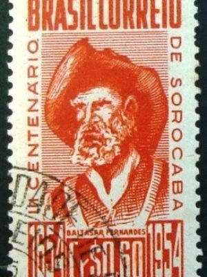 Selo postal Comemorativo do Brasil de 1954 MCC