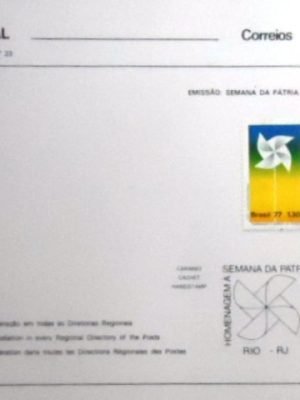 Edital de Lançamento nº 23 de 1977 Semana da Pátria 77 3063