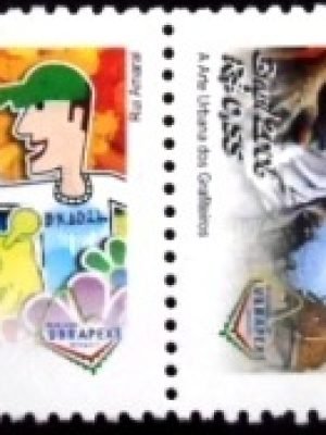 Se-tenant do Brasil de 2006 Sambista e Grafiteiro M SET