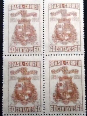 Quadra de selos postais do Brasil de Joinville M QD