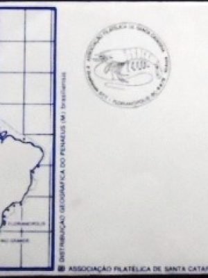 Envelope Comemorativo de 1978 Penaeus (M) brasiliensis