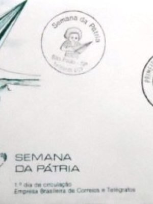 FDC Oficial nº 159 de 1978 Semana da Pátria SP 9357