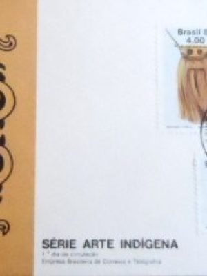 FDC OFICIAL nº 195 de 1980 Arte Indígena PB 21984