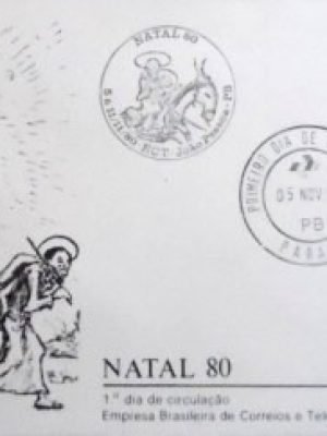 FDC Oficial nº 210 de 1980 NATAL 80 PB 25759