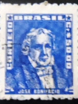 Imagem similar à do selo postal do Brasil de 1959 José Bonifácio 50 U