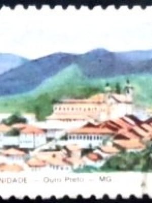 Selo postal do Brasil de 1985 Patrimônio Humanidade U