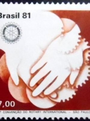 Selo postal do Brasil de 1981 Rotary N