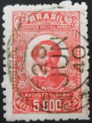 Imagem similar à do selo postal do Brasil de 1929 Augusto Severo U A