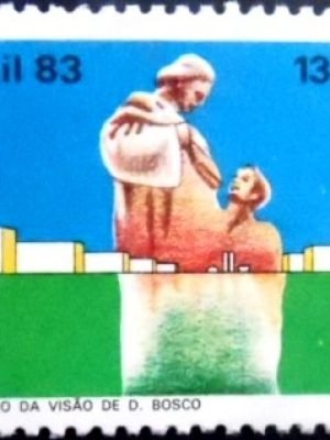 Selo postal do Brasil de 1983 Dom Bosco M