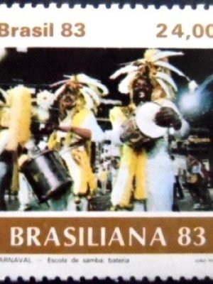 Selo postal do Brasil de 1983 Bateria M