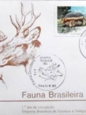 FDC Oficial nº 255 de 1982 Fauna Brasileira MS 28347