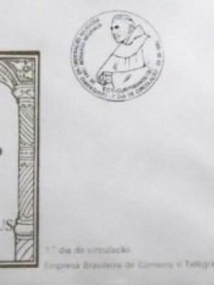 FDC Oficial de 1983 Frei Rogério Neuhaus SC 17241