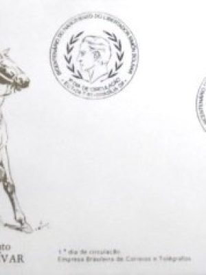 FDC Oficial nº 291 de 1983 Simon Bolivar DF 15661