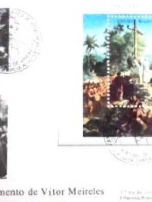 FDC Oficial nº 301 de 1983 Vitor Meireles RJ 2700