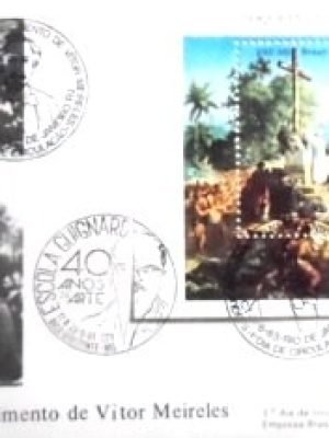 FDC Oficial nº 301 de 1983 Vitor Meireles MG 4253