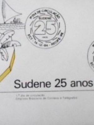 FDC oficial nº 348 de 1984 SUDENE PE 6188