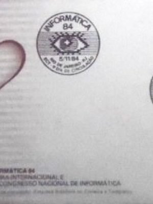 FDC Oficial nº 342 de 1984 Informática 84 RJ 27751