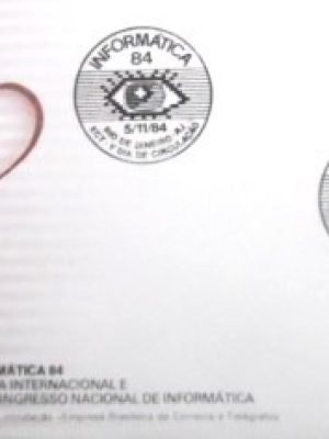 FDC Oficial nº 342 de 1984 Informática 84 RJ 27751