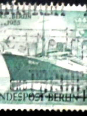 Selo postal de Berlin de 1955 M.S. Berlin