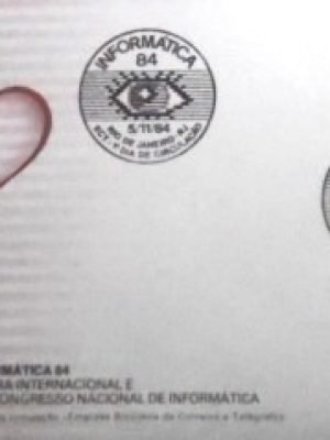 FDC Oficial nº 342 de 1984 Informática 84 RJ 26508