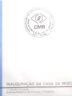FDC oficial nº 341 de 1984 Casa da Moeda do Brasil RJ 26255