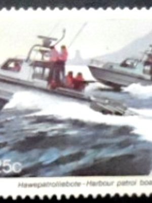 Selo postal da África do Sul de 1982 Harbour Patrol Boats M