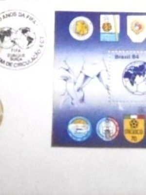 FDC Oficial nº 326 de 1984 FIFA 80 Anos ZU 14451