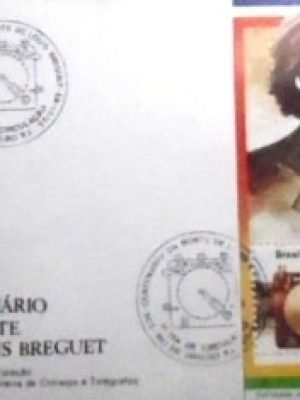 FDC oficial nº 309 de 1983 Louis Breguet RJ 7724