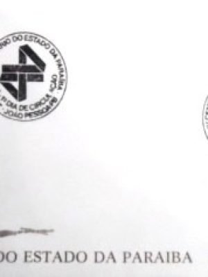 FDC oficial nº 370 de 1985 Centenário da Paraíba PB 25602