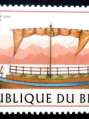 Selo postal do Benin de 1997 Greek NCC