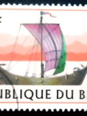 Selo postal do benin de 1997 Norman MCC