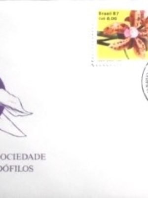 FDC Oficial nº 435 de 1987 Orquídeas RJ 26828