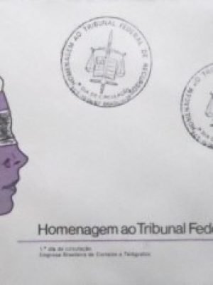 FDC oficial nº 422 de 1987 Tribunal Federal de Recursos DF 20443