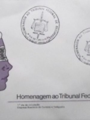 FDC oficial nº 422 de 1987 Tribunal Federal de Recursos DF 20304