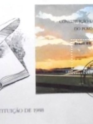 FDC Oficial nº 453 de 1988 Constituição de 1988 DF 63155