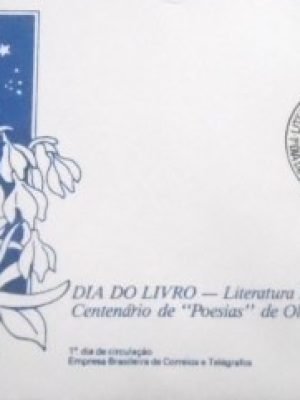 FDC oficial nº 455 de 1988 Olavo Bilac RJ 50872
