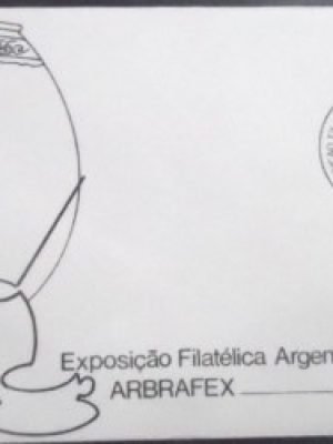 FDC Oficial nº 457 de 1988 Arbrafex RS 69721