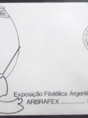 FDC Oficial nº 457 de 1988 Arbrafex RS 69724