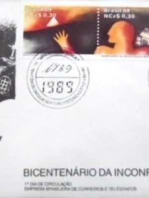 FDC oficial nº 467 de 1989 Inconfidência Mineira MG 2943