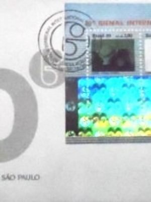 FDC oficial nº 481 de 1989 Bienal de São Paulo SP 20053