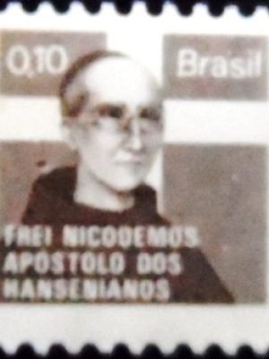 Selo postal do Brasil de 1979 Frei Nicodemos N H19 B
