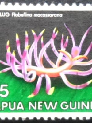 Selo postal da Papua Nova Guine de 1978 Sea Slug U