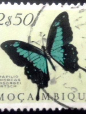 Selo postal de Moçambique de 1953 Apple-green Swallowtail U